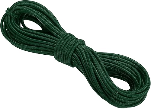 Vista 267 de PATIKIL Cuerda elástica elástica de 1/8 pulgadas, 11 yardas (0.118 in x 32.8 ft), color verde militar para manualidades, correas de gancho