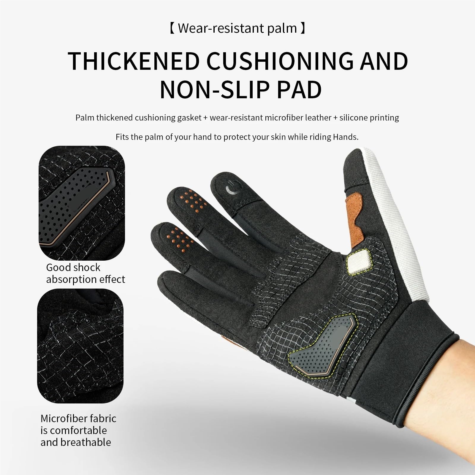 Gants d'escalade Gants de Cyclisme d'hiver Thermiques Chauds Coupe-Vent Doigt Complet imperméable Gants d'escalade de vélo for Hommes Femmes pour Escalade(Black,L)