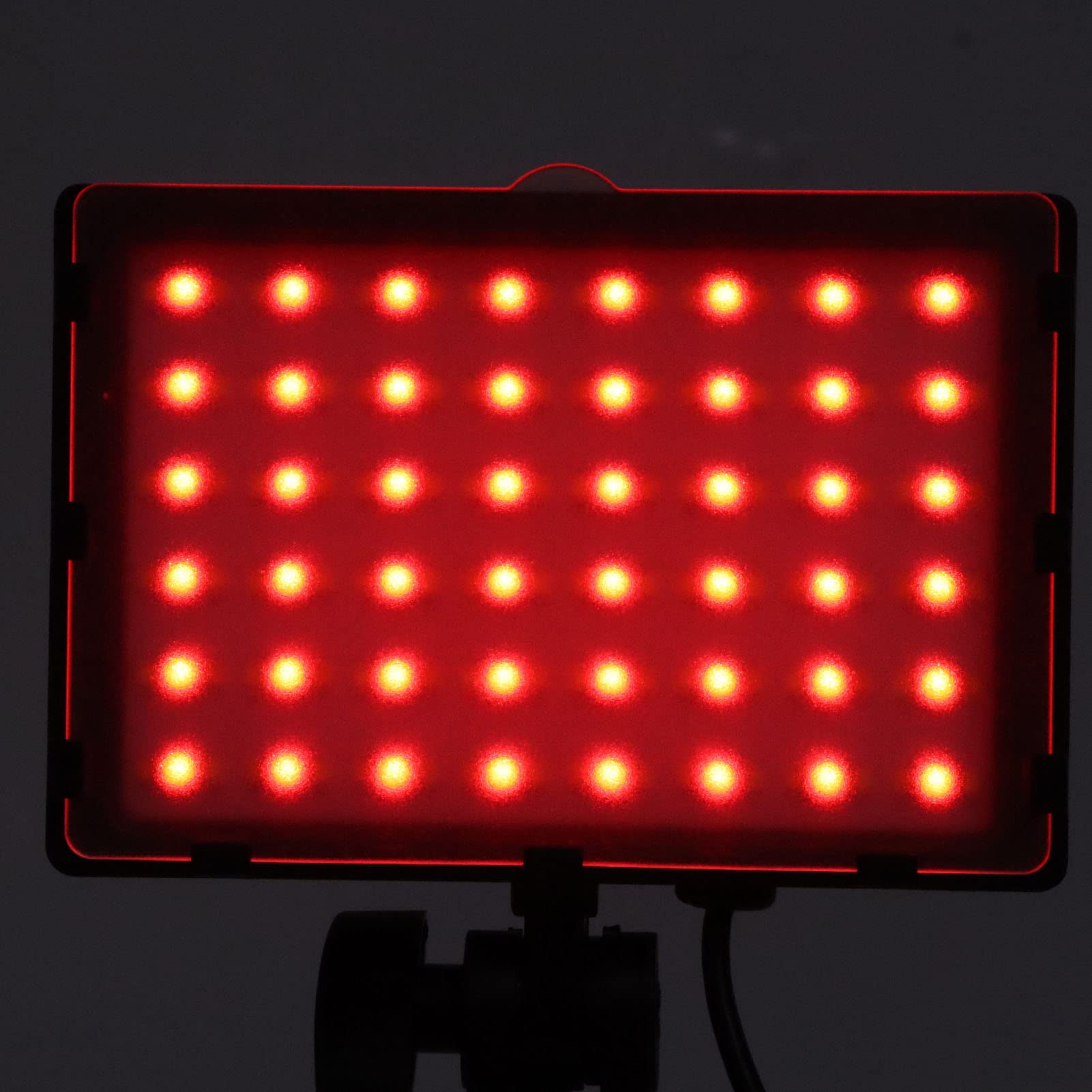 Regulowana Lampa LED do Kamery 6000K USB z Mini Statywem do Strumieniowego Przesyłania Gier Media Społecznościowe Selfie Fotografia Wideo, ABS, Czarna, 2 szt.
