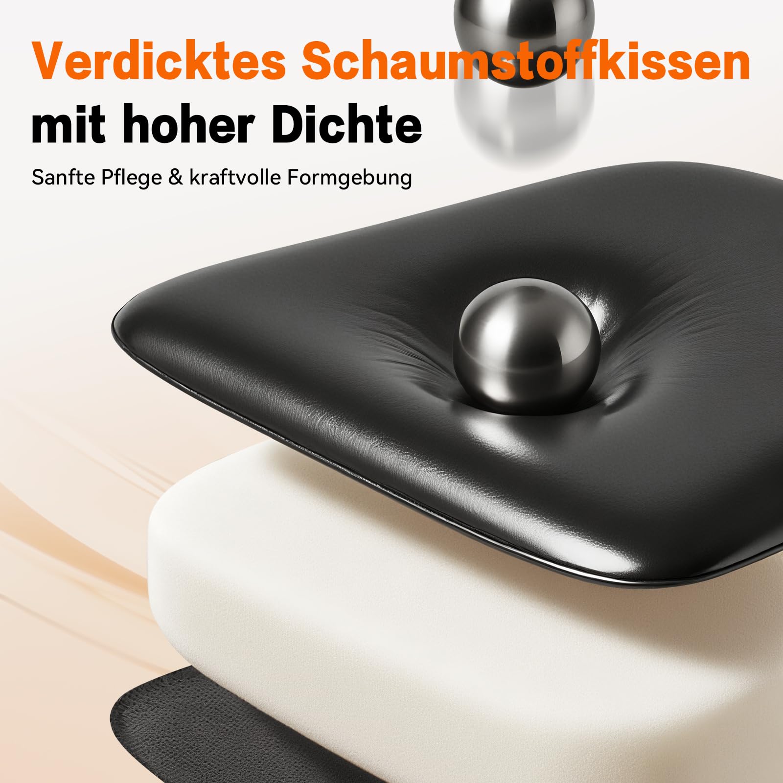 HXD-ERGO 6 Widerstandsstufen Hip Abductor Machine für Zuhause, Glute Machine Spagattrainer, Bequem Beinspreizer, Innenschenkel Trainer für