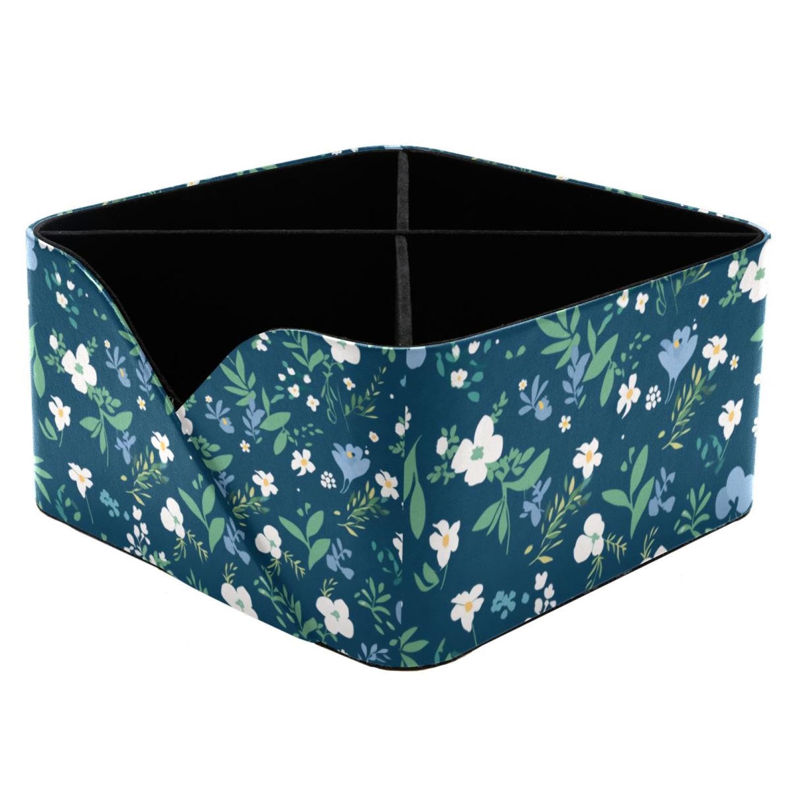 Porte-stylo rectangulaire floral : fini le désordre de papeterie