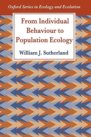 From Individual Behaviour to Population Ecology 