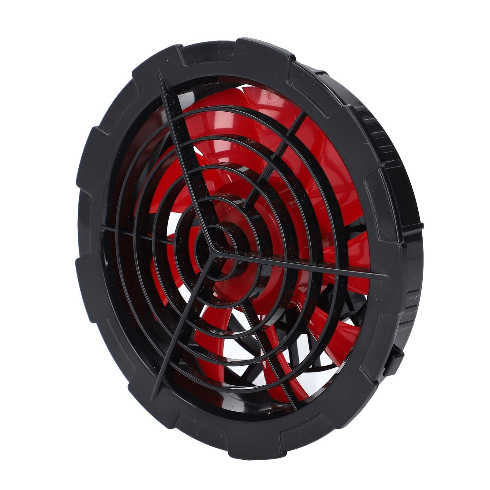 Naroote Ventilador de Refrigeración para Chaqueta, Batería Externa de 80000 MAh y 12 V, Juego de Ventilador de Refrigeración de 4 Velocidades y 9 Cm con USB Cables de Conexión, Ideal para Ropa de