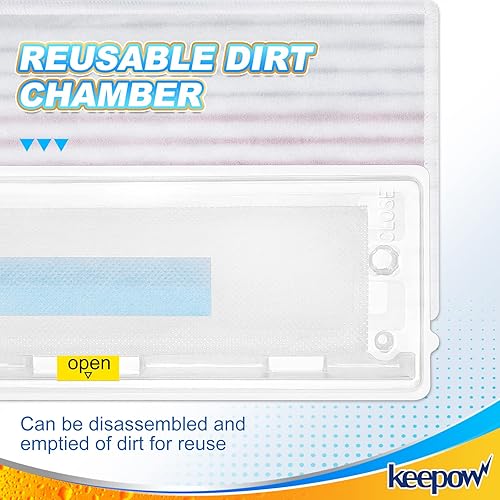 Miniatura 9 de KEEPOW Paquete de 5 almohadillas de fregona compatibles con Shark Vac Mops, almohadillas reutilizables compatibles con almohadillas de trapeador