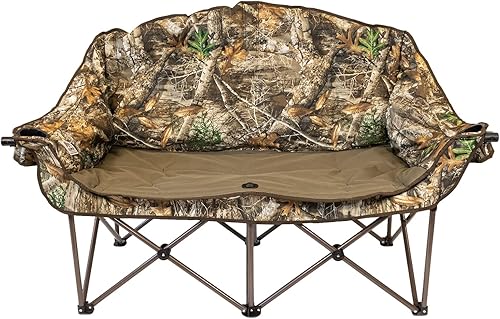 Miniatura 1 de Kuma Outdoor Gear Bear BuddySilla doble con bolsa de transporte, silla de campamento doble portátil de lujo para exteriores, para Glamping, deportes