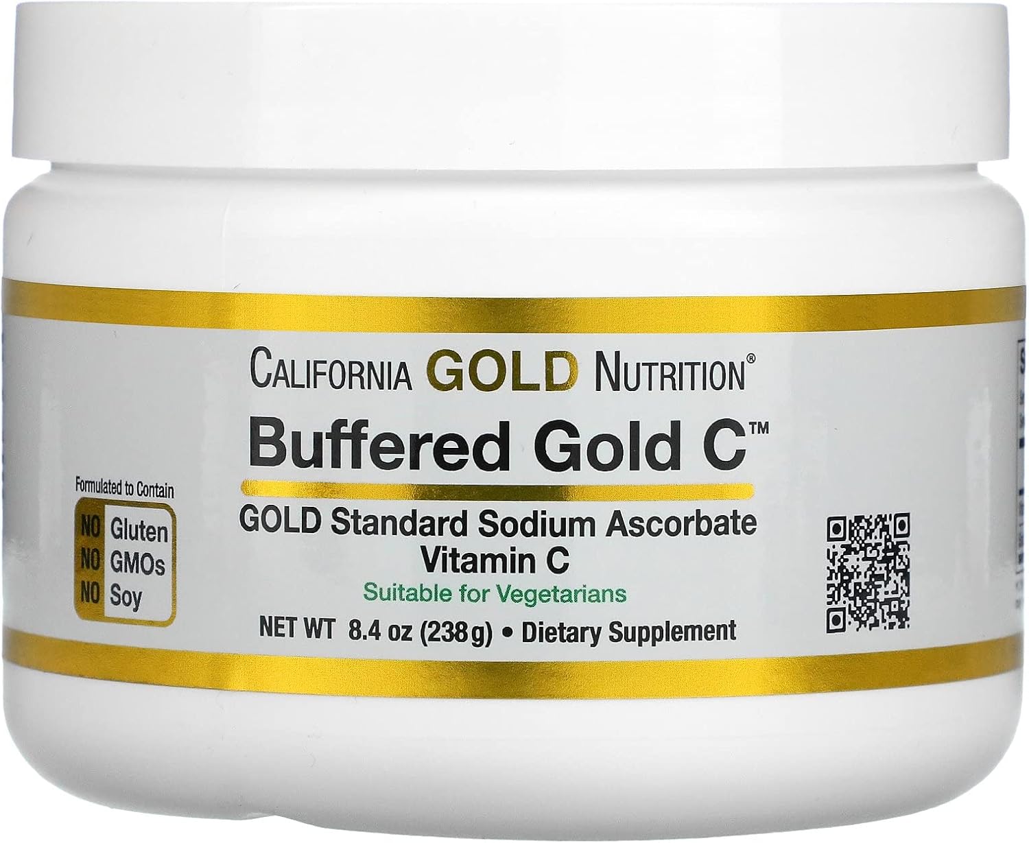 Buffered Vitamin C Powder, NonAcidic, Gold C, USP Grade Sodium Ascorbate, Suitable