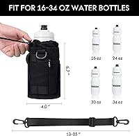 Vista 3 de Soporte para Tazas de Bicicleta, Soporte para Botella de Agua de Manillar para Bicicletas con Bolsillos de Malla, Jaula Universal para Botella