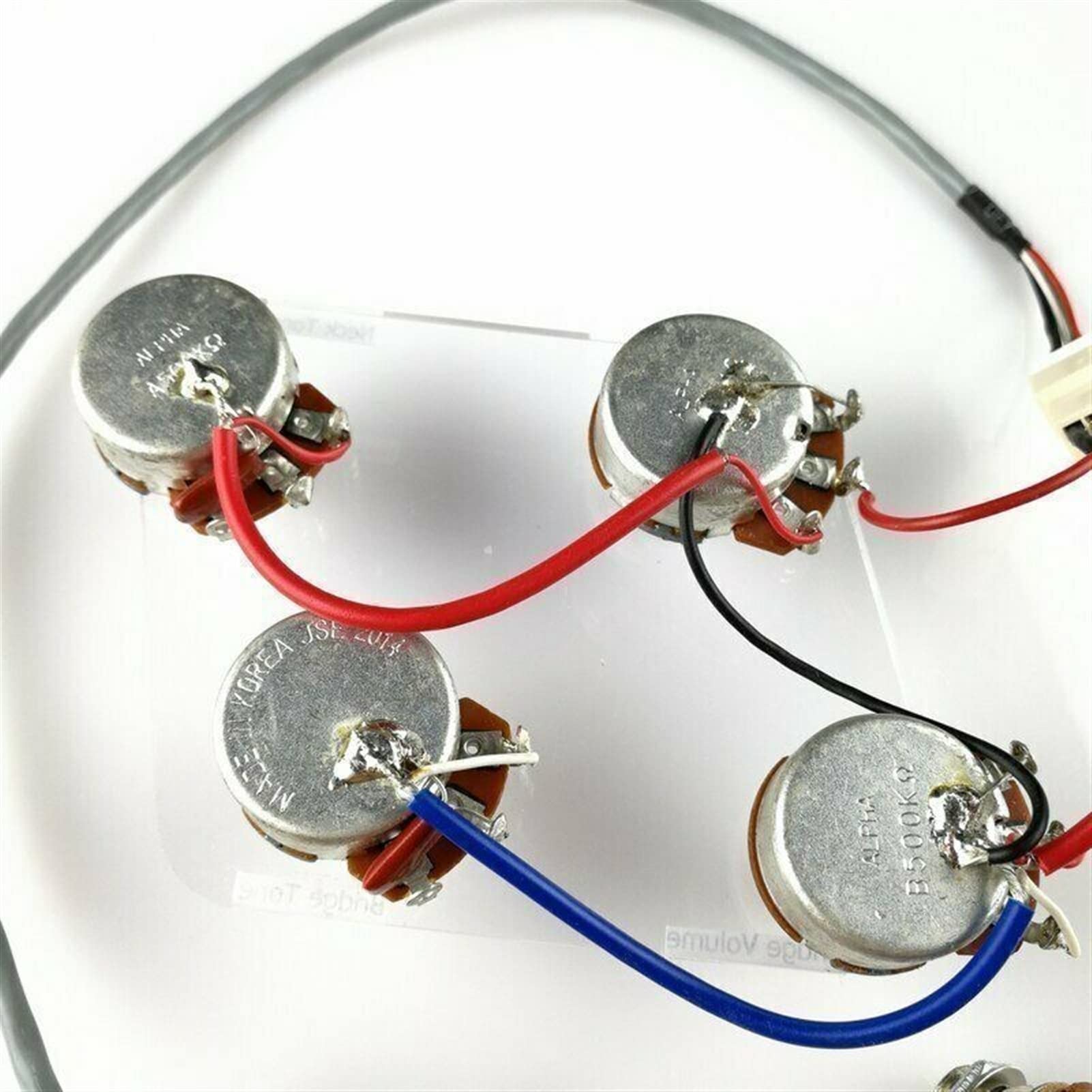 Harnais De Câblage Pour Guitares Électriques A500K / B500K Micro guitare électrique