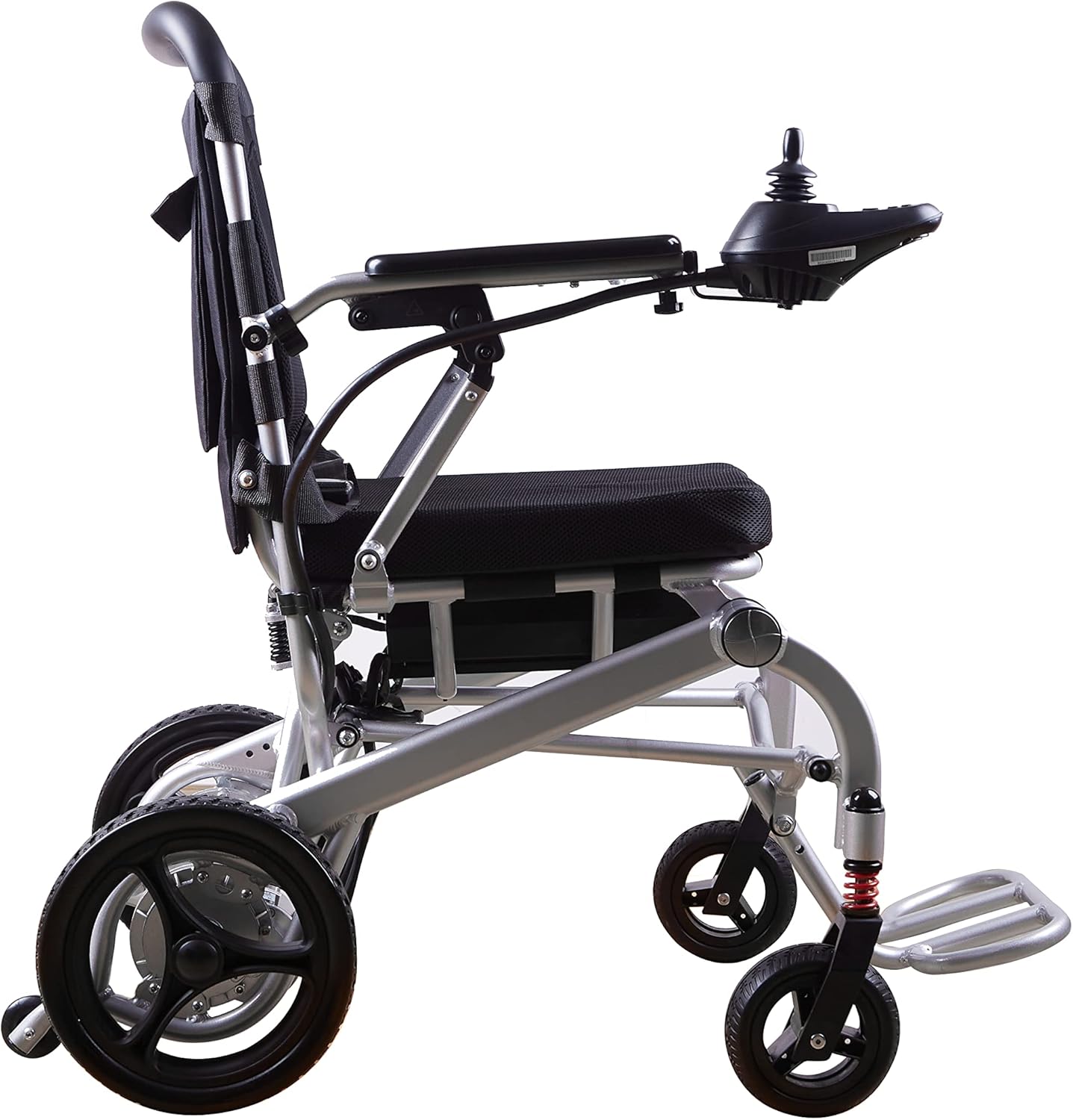 Rubicon Lightweight (Net Weight 40lbs) Foldable Electric Wheelchair, Compact Power Wheelchair, Portable Folding Carry Wheelchairs (Detachable Battery)) : Health & Household