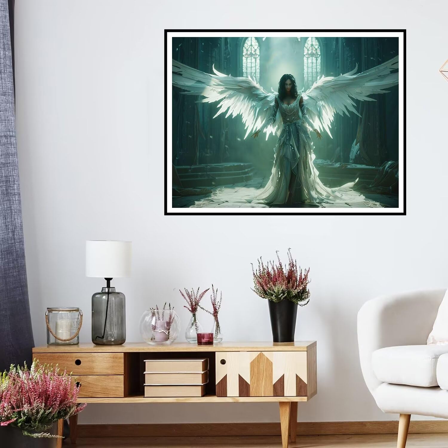 Amazon | ダイヤモンドアート 天使 30x40cm ダイヤモンドペイン