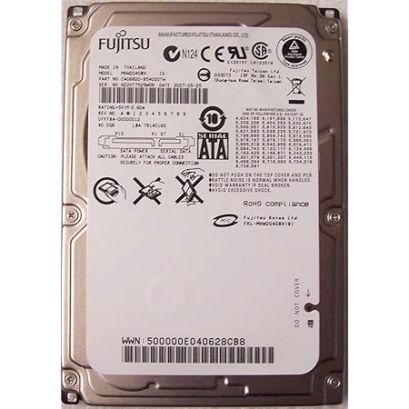 FUJITSU MHW2040BH 40GB 5400 RPM SATA Notebook Hard Drive (2.5 inch)