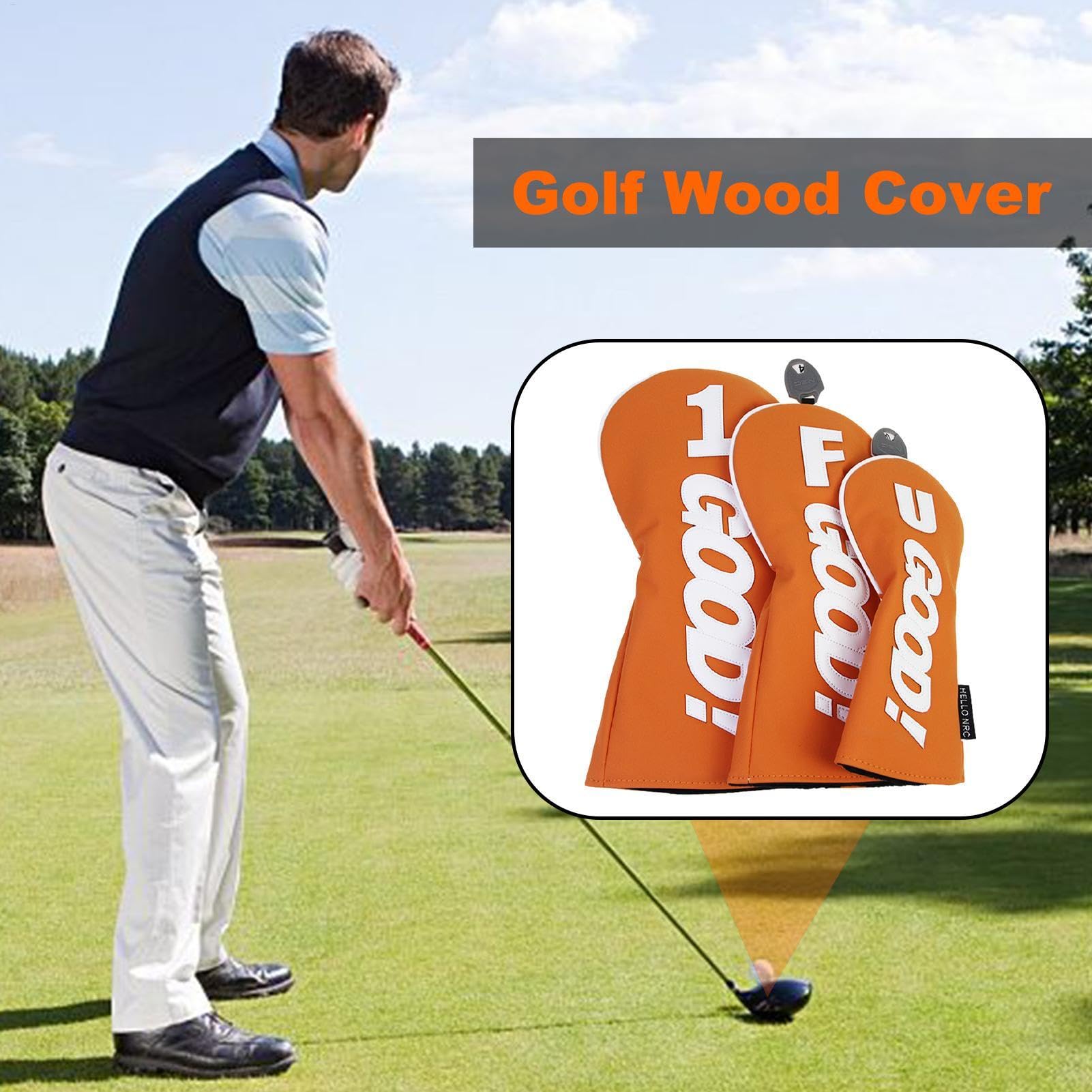 Funda para cabeza de putter de golf, cubierta impermeable de piel sintética para palos de golf, protector de palo de putter, accesorios deportivos para hombres y mujeres