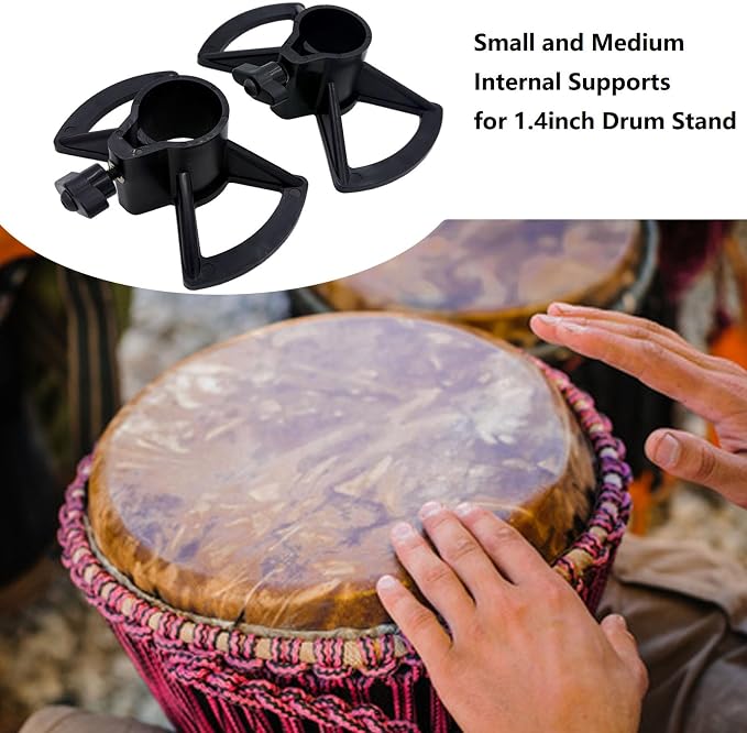 Soportes internos para base de soporte de tambor percusión 2 piezas miniatura 6