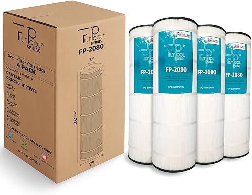 Miniatura 10 de FP-26105 - Filtro de piscina de repuesto para Pentair CCP420, R173476, PCC105, Unicel C-7471, Filbur FC-1977, Guardian 726-168-04 y PLF105A - Filtro