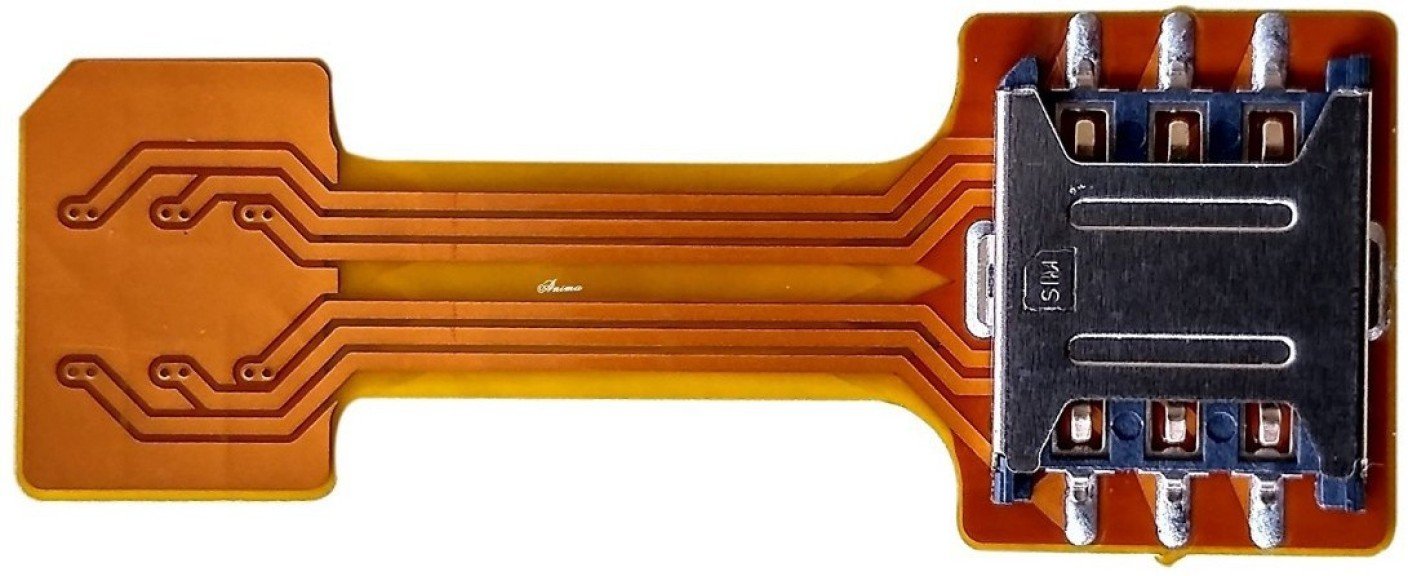 PACK OF 2 PCS - HYBRID SIM SLOT ADAPTER / EXTENDER AVAILS YOU RUN 2 ...