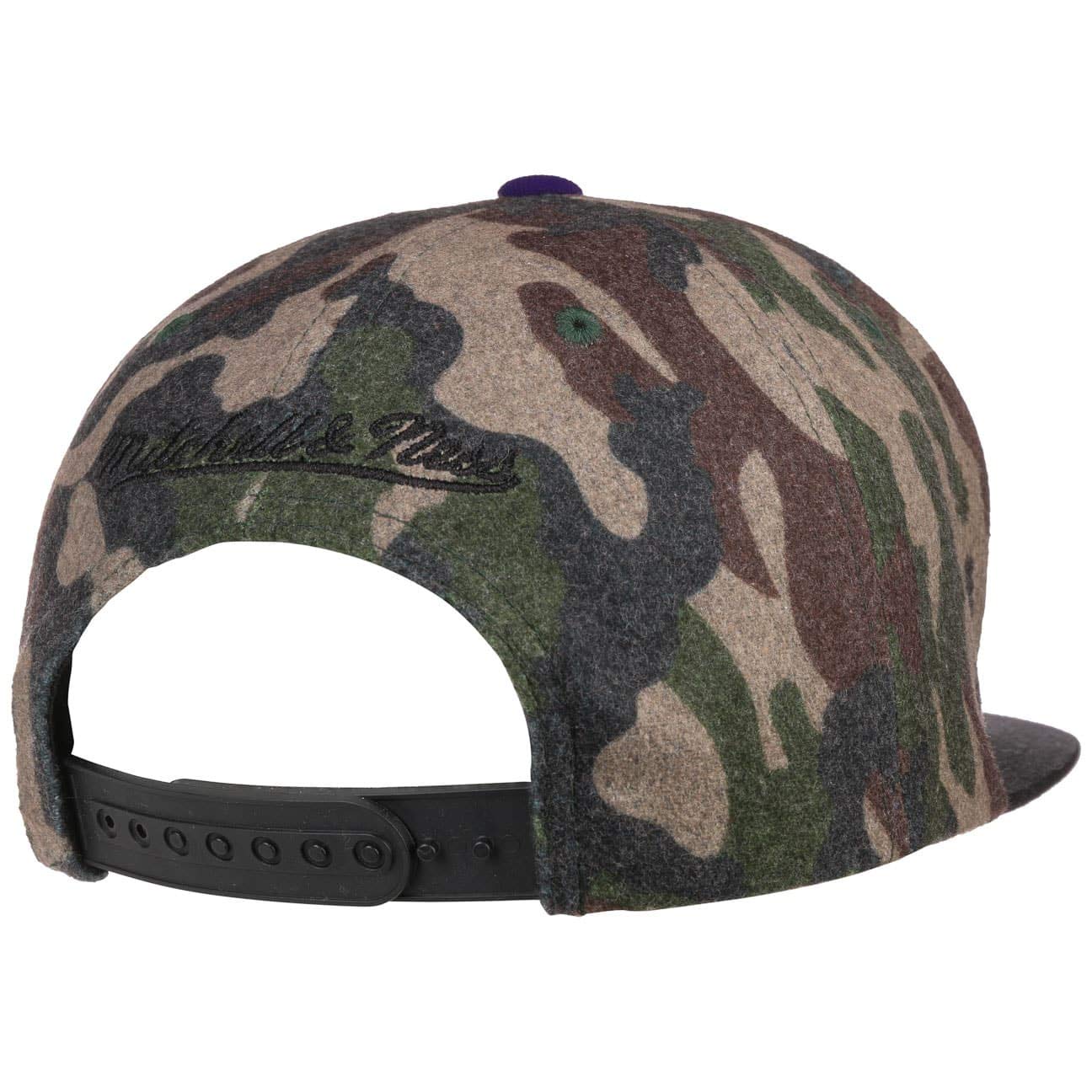 Mitchell & Ness Cappellino Camo Flannel Bucks& Cappello Hiphop Snapback cap NBA