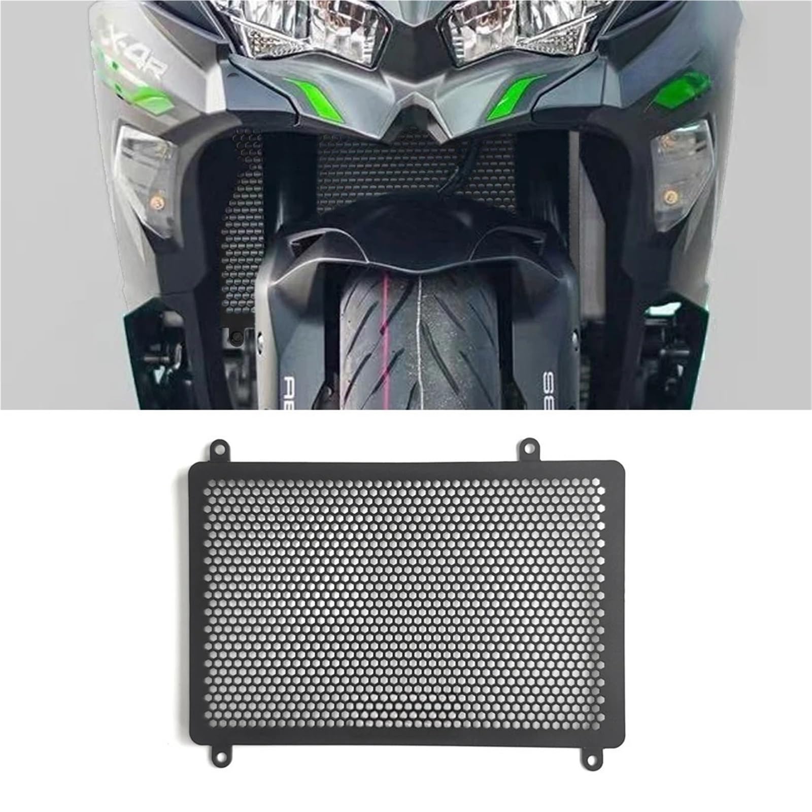 Osłona ochronna osłony chłodnicy Pasuje Do Ka&wasaki ZX4R ZX25R 2020-2025 Rdzeń Chłodnicy Motocykla Tarcza Osłona Na Maskownicę Ochrona