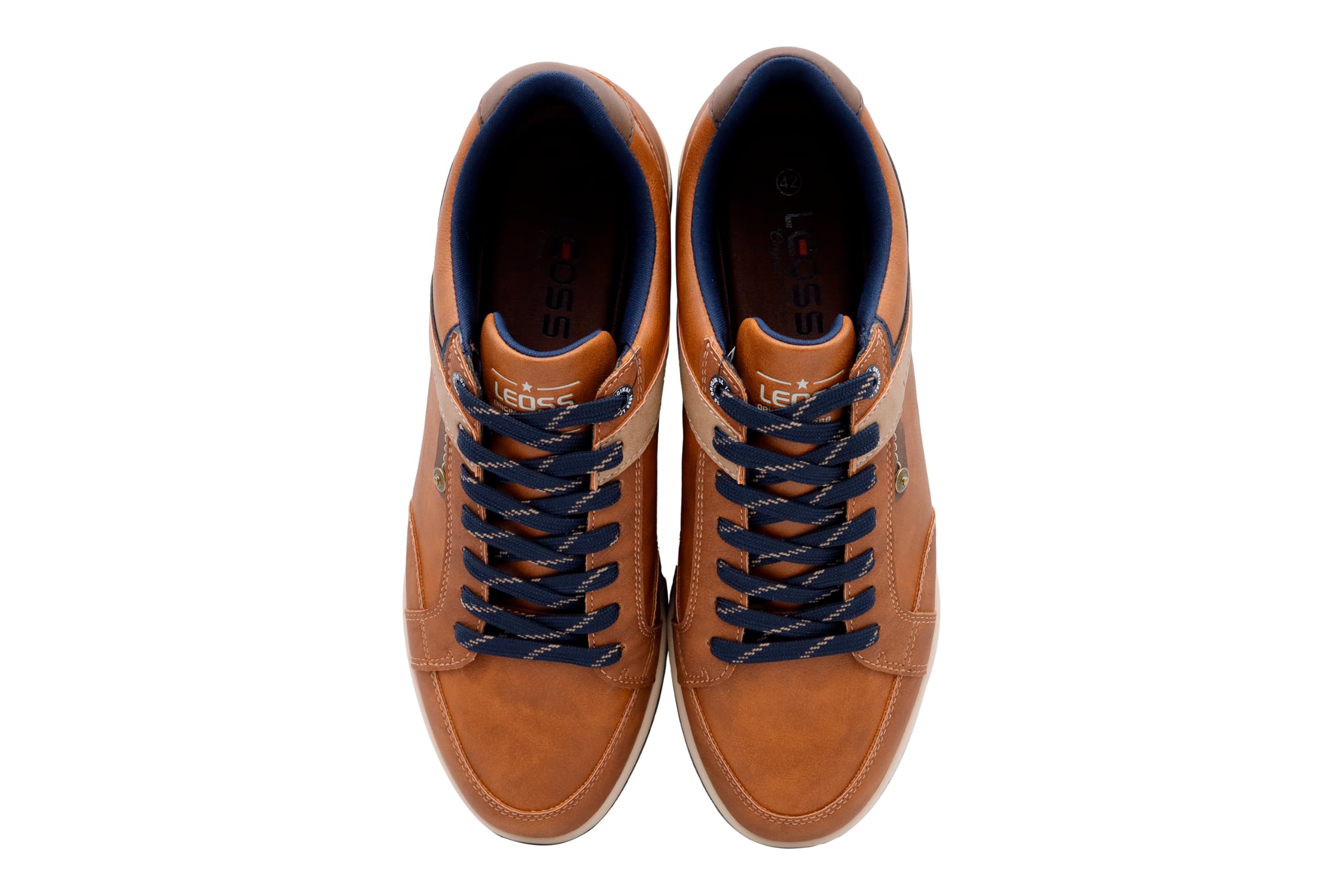 Scarpe da Ginnastica Uomo Sneaker con Lacci Scarpe da Città Scarpe da Escursionismo Casual Scarpe da Walking in Pelle Sportive