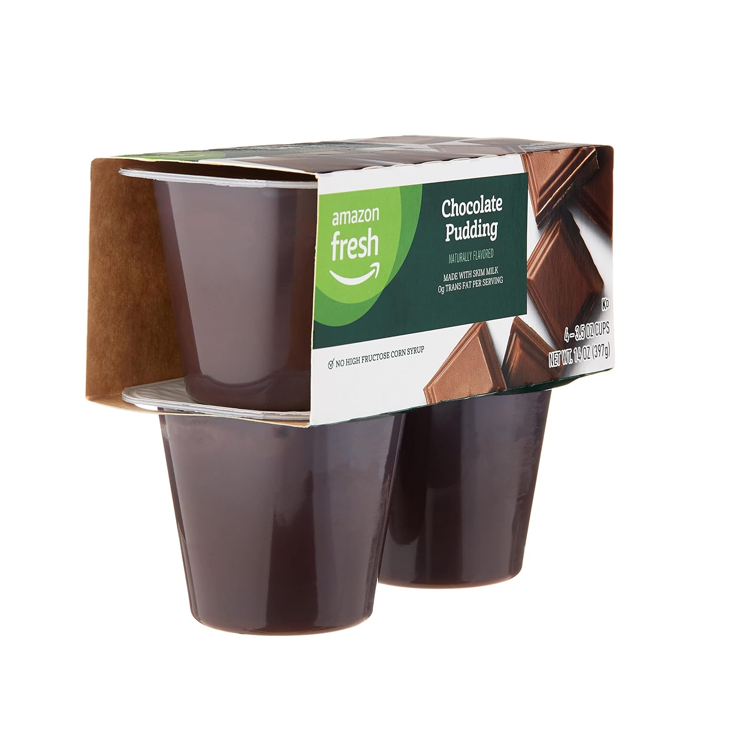 Amazon Fresh - Chocolate Pudding Cups (4ct)