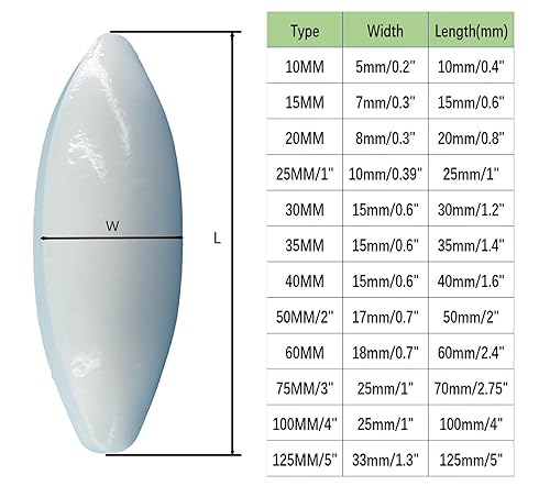 Miniatura 2 de Barras de agitación magnéticas ovaladas de 2.756 in, paquete de 1
