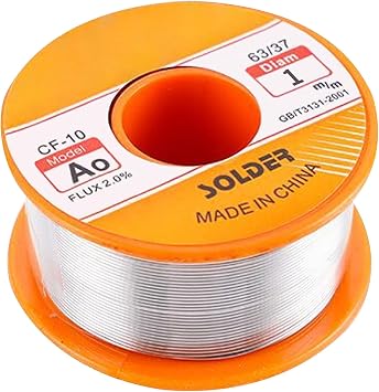 Low Temperature Solder Wire Reel Solder Leaded Solder Wire Flux Solder Ultra-fine Low Temperature Solder Welding Supplies Factory Work Supplies Suitable for Precision Circuits Low Melting Point 1.0mm