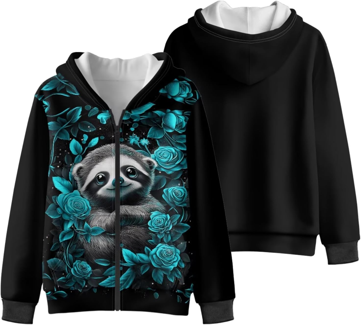 Girls Zip Up Hoodie Cute Sweatshirt for Kids Fall Jackets with Pockets Long Sleeve Shirts for School 6-16