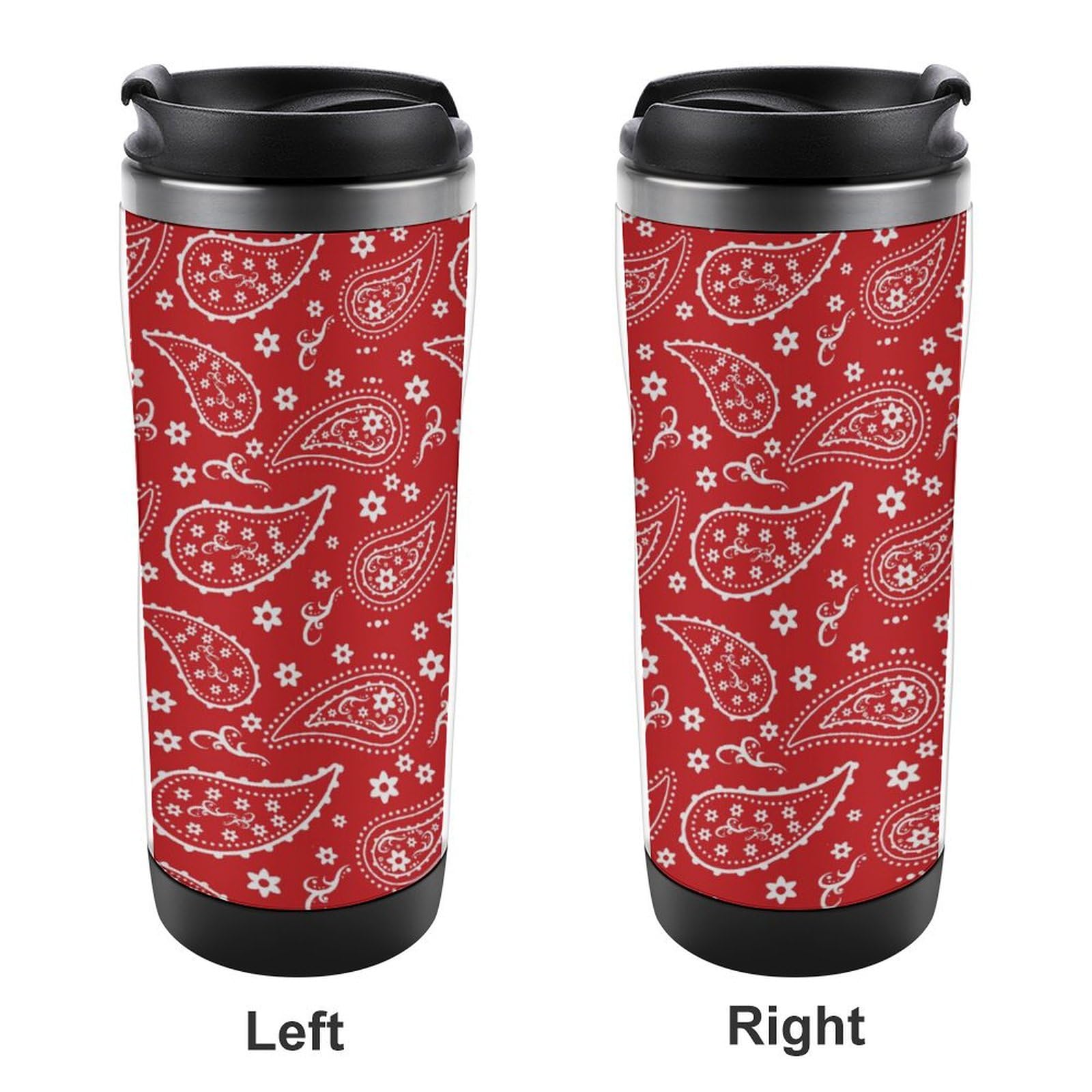 T2tea 赤い花柄 ステンレス水筒 500ml T2tea 赤い花柄 ステンレス水筒 500ml