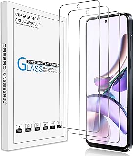 Orzero (3 Pack) Tempered Glass Screen Protector Compatible for Motorola Moto G Power 5G 2023, G Stylus 4G and 5G 2023, G53 5G 2023, G 5G 2023, Precise Front Camera Cutouts HD Anti-Scratch (Lifetime Replacement)
