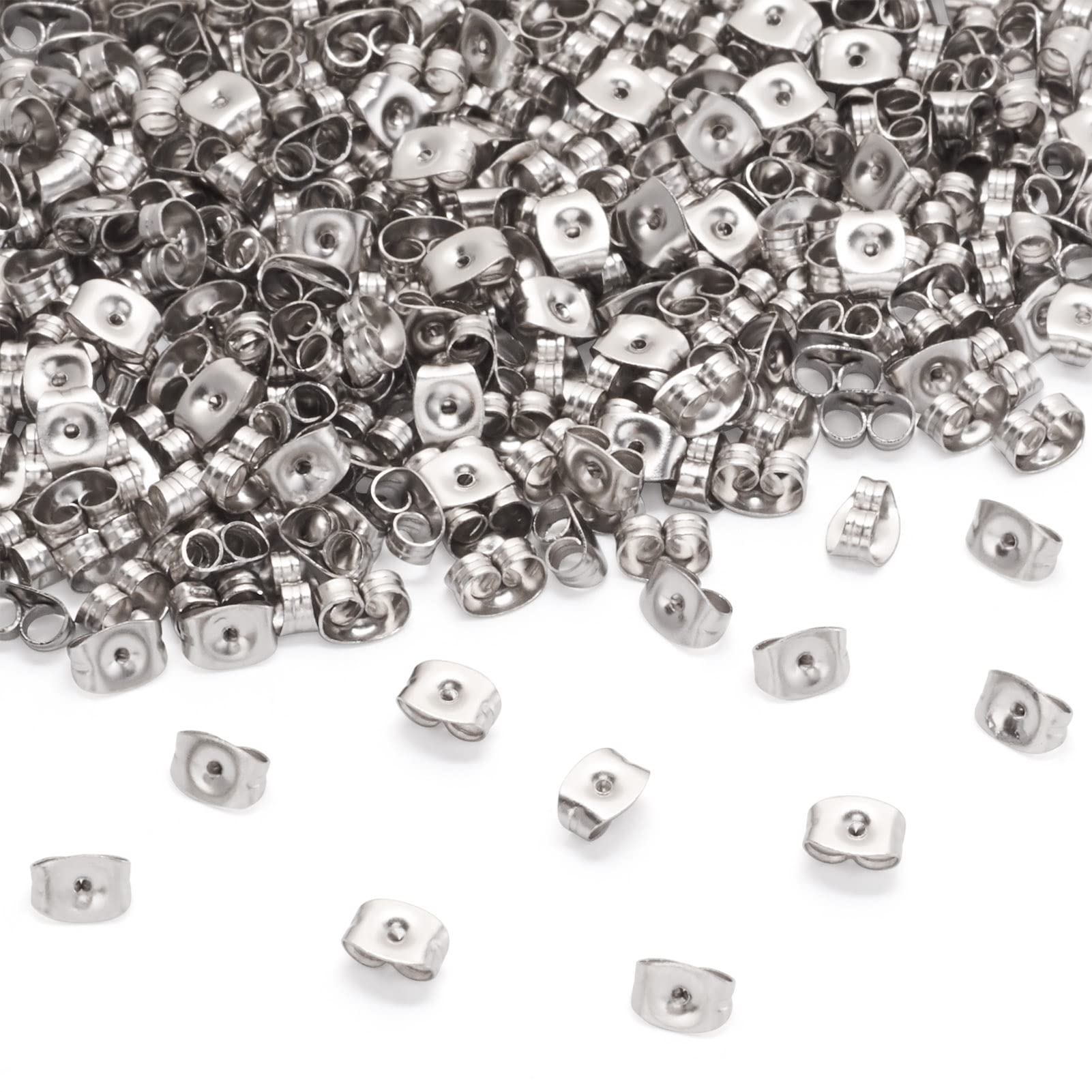 Fermoirs de boucles d'oreilles en plastique pour remplacer les embouts perdus