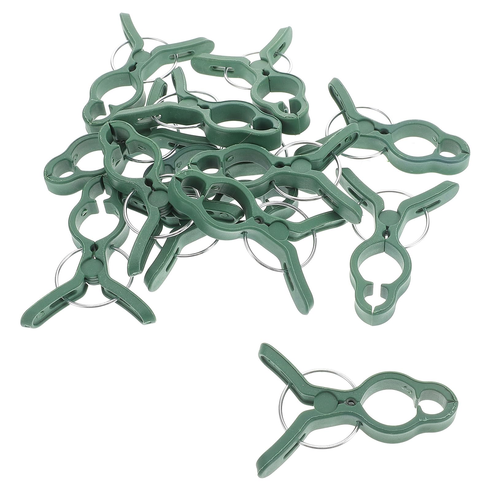 SHINEOFI Rankenclips 50 Stück aus Langlebigem Material für Pflanzenstütze von Tomaten Orchideen und Anderen Kletterpflanzen im Garten und dem Balkon