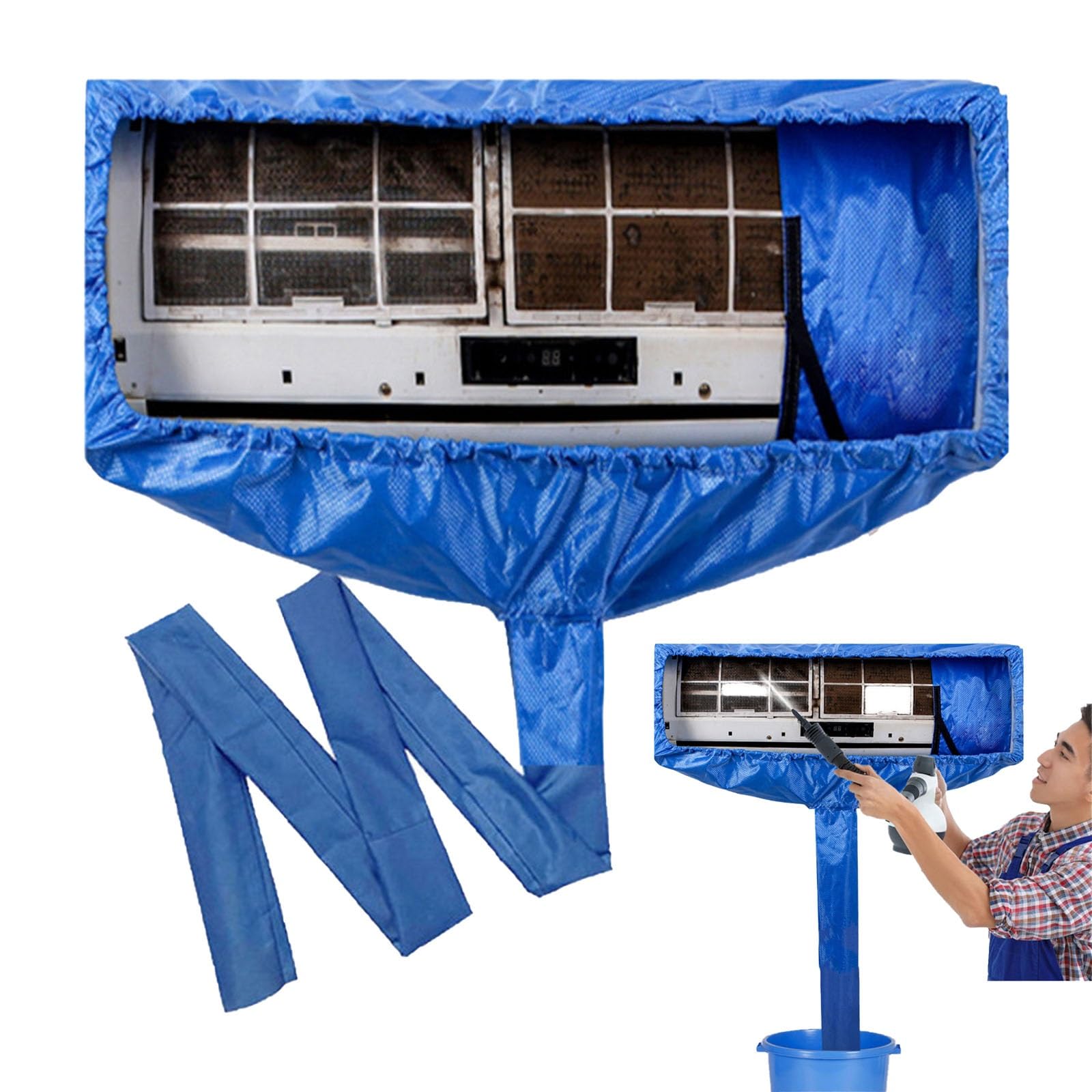 Air Conditioner Cleaning Bag Wall Mounted Split, Ac Dust Washing Kit