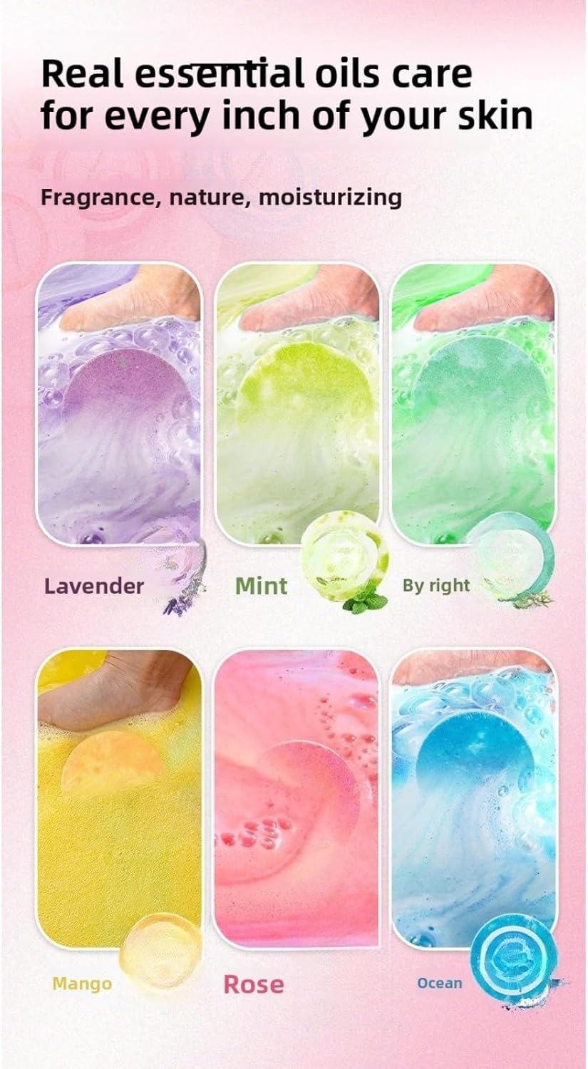 Shower Steamers - 10 Pack Premium Scented Tablets, Long Lasting Fragrance for Home Spa Daily Enjoyment (Lavender)