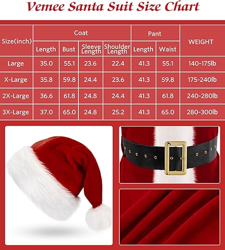 Miniatura 3 de Trajes de Santa Claus para navidad, trajes para fiesta, disfraces, cosplay