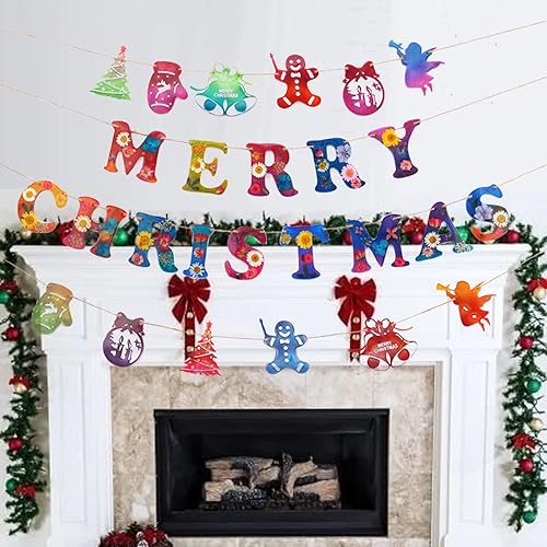 Miniatura 4 de Moldes de resina para pancartas de Navidad de Navidad, moldes de silicona para fundición de resina, decoraciones de pared de Navidad, pancartas de