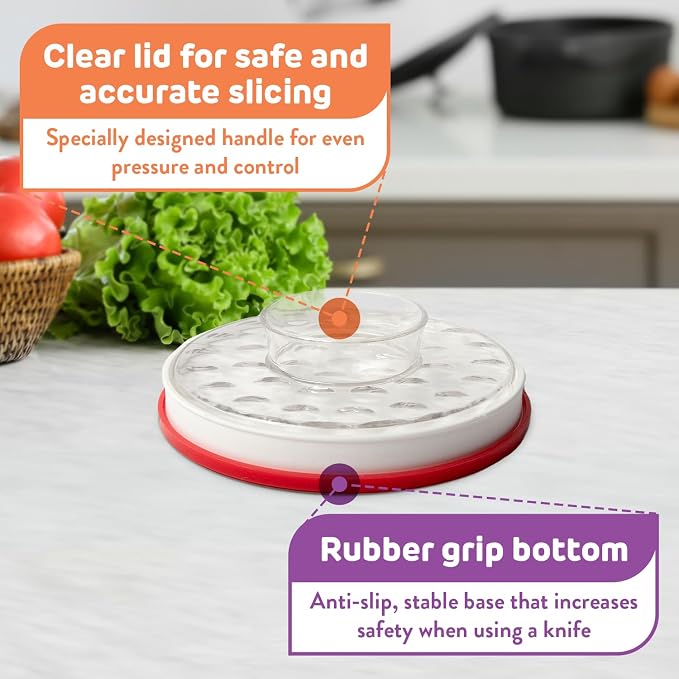 Cortador Multifuncional IMPRESA 6-en-1 Blanco para Frutas y Verduras miniatura 6