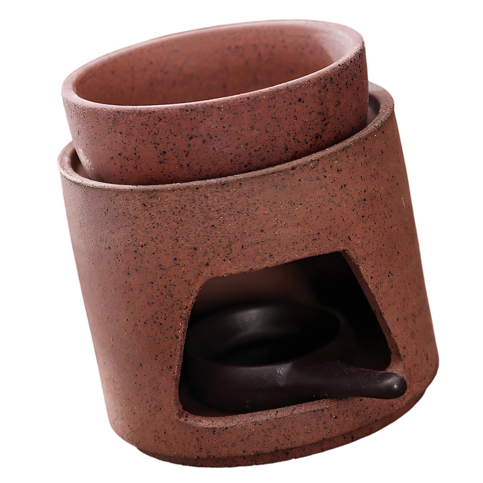 Ceramic Aromatherapies Burners for Essential Oil and Waxes Melts with Tealight Holder Spoon Bedroom Living Room Decoration Ceramic Aromatherapies Diffuser