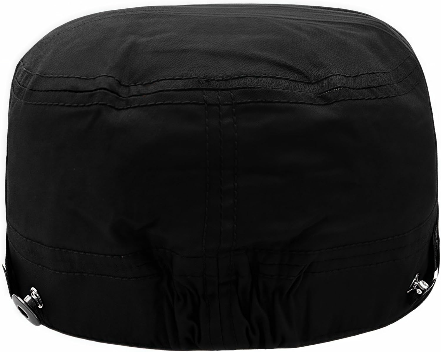 Oversize Cadet Hat Women Hip Hip Punk Rock Rivet Cotton Baseball Caps Big Head Men Army Sun Caps Dad Flat Top Fitted Hats - Image 4