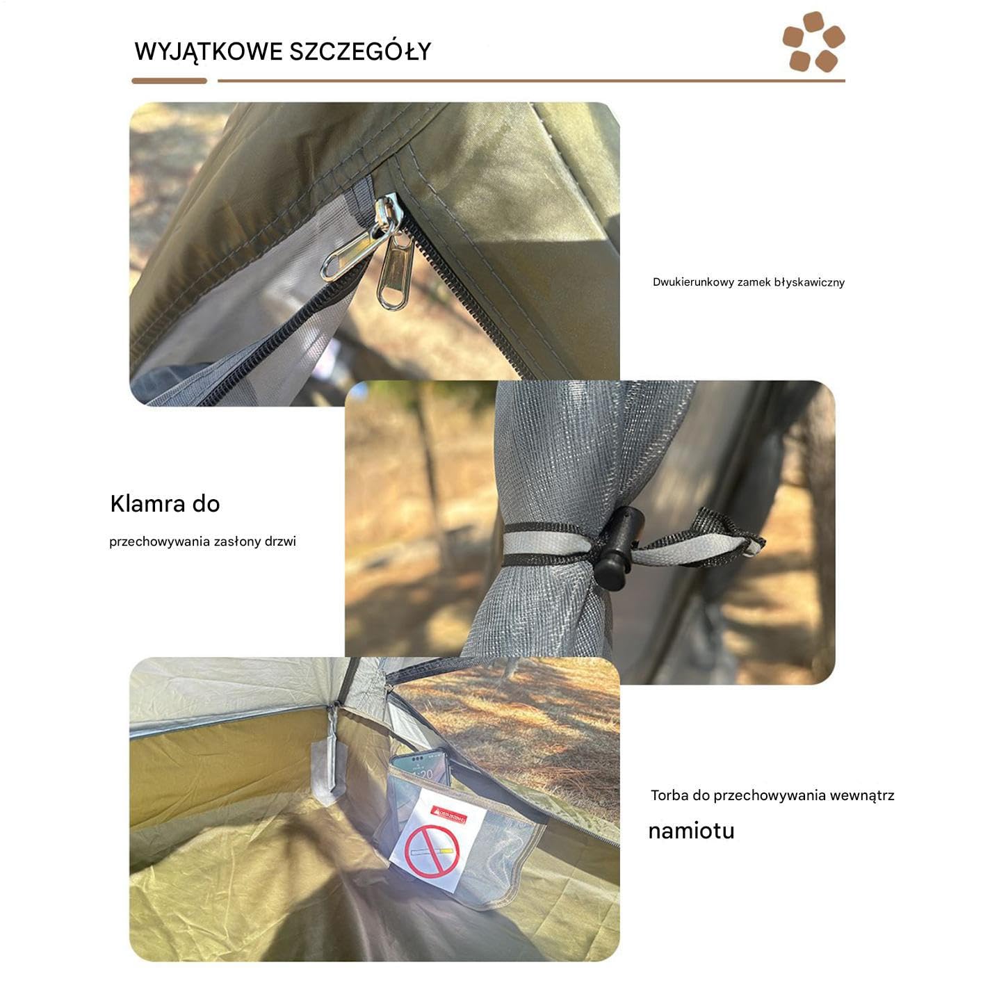 Namiot 1-osobowy Backpacking Daszek Schronienie Siatka Kompaktowy | Namiot Turystyka piesza, podwórko, patio, piknik, festiwal, polowanie, wędkarstwo