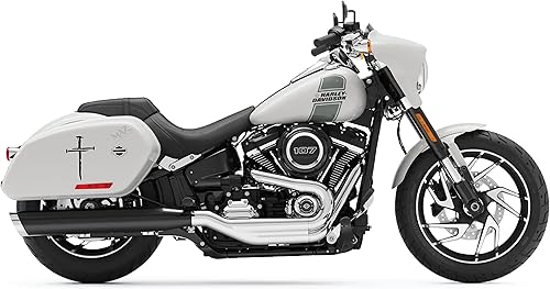 Miniatura 4 de Calcomanía de cruz de clavos  Autos camiones camionetas SUV ventanas paredes tazas portátiles negro 6 pulgadas cruz de clavos negro MAZ-457