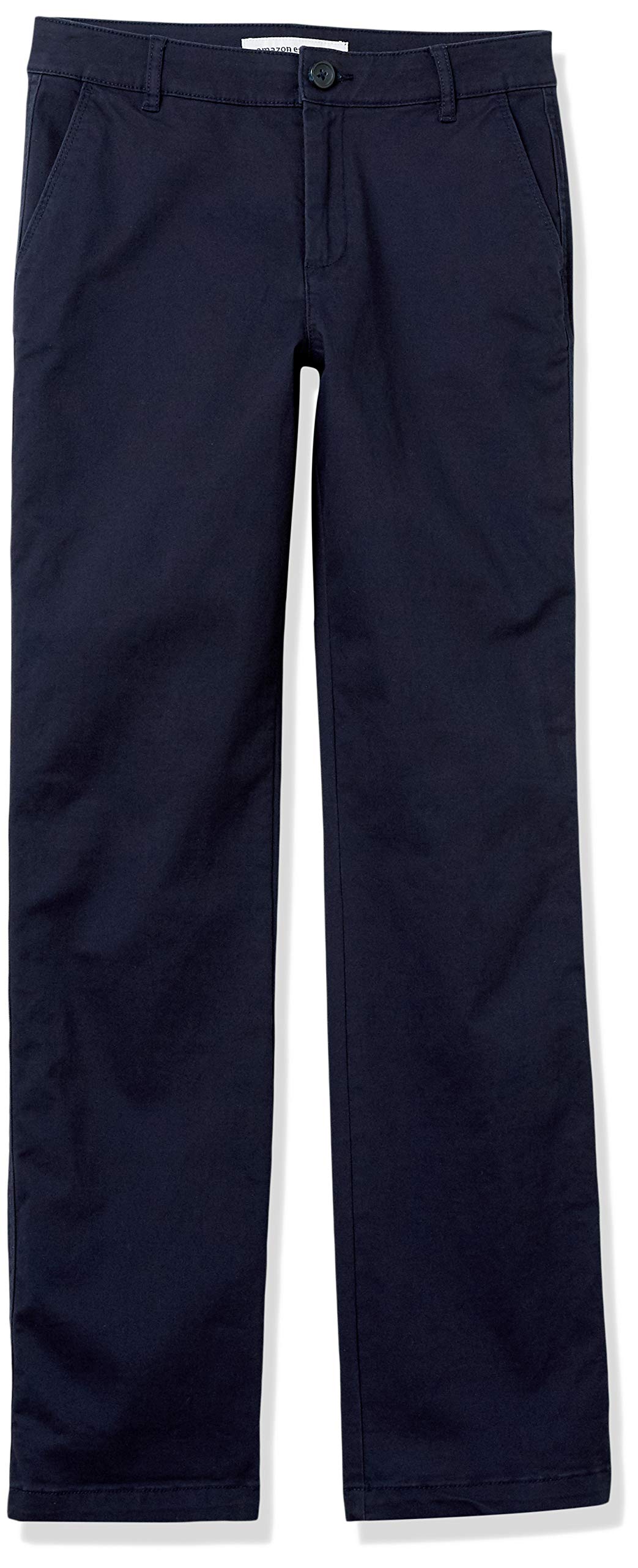 Amazon Essentials Femme Pantalon Chino en Textile Sergé Extensible à Coupe Ajustée et Jambe Droite
