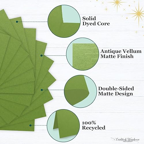 Miniatura 3 de Gumdrop - Papel de cartulina verde, 12 x 12 pulgadas, 65 libras, cubierta premium, 25 hojas de Cardstock Warehouse