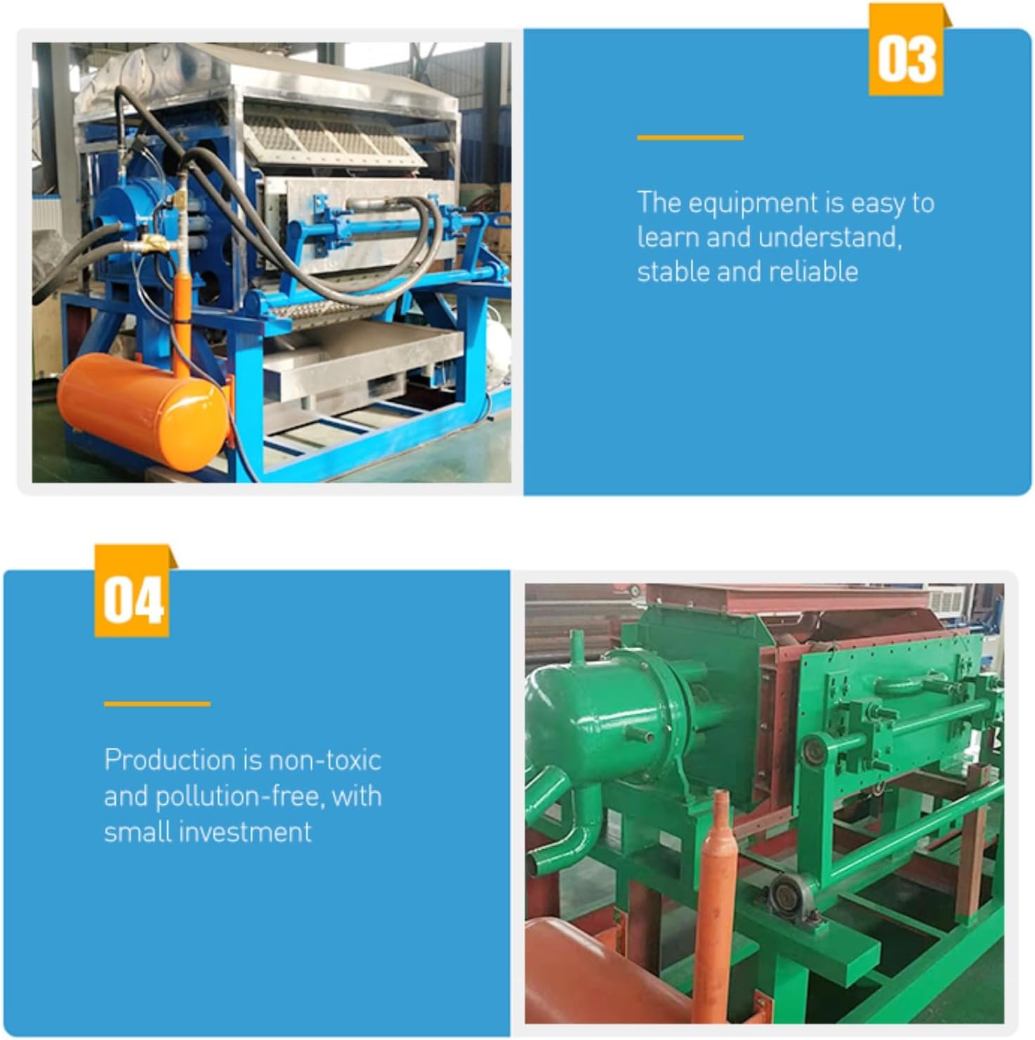 Egg Tray Making Machine Automatic Continuous Production System High Output Pulp Molding Equipment for Industrial Egg Carton Packaging Factory