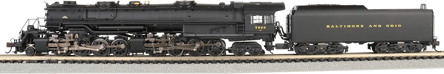 Bachmann Trains - EM-1 2-8-8-4 DCC Sound Value Equipped Steam Locomotive - B&O #7628 - Later Small Dome - N Scale (80854)