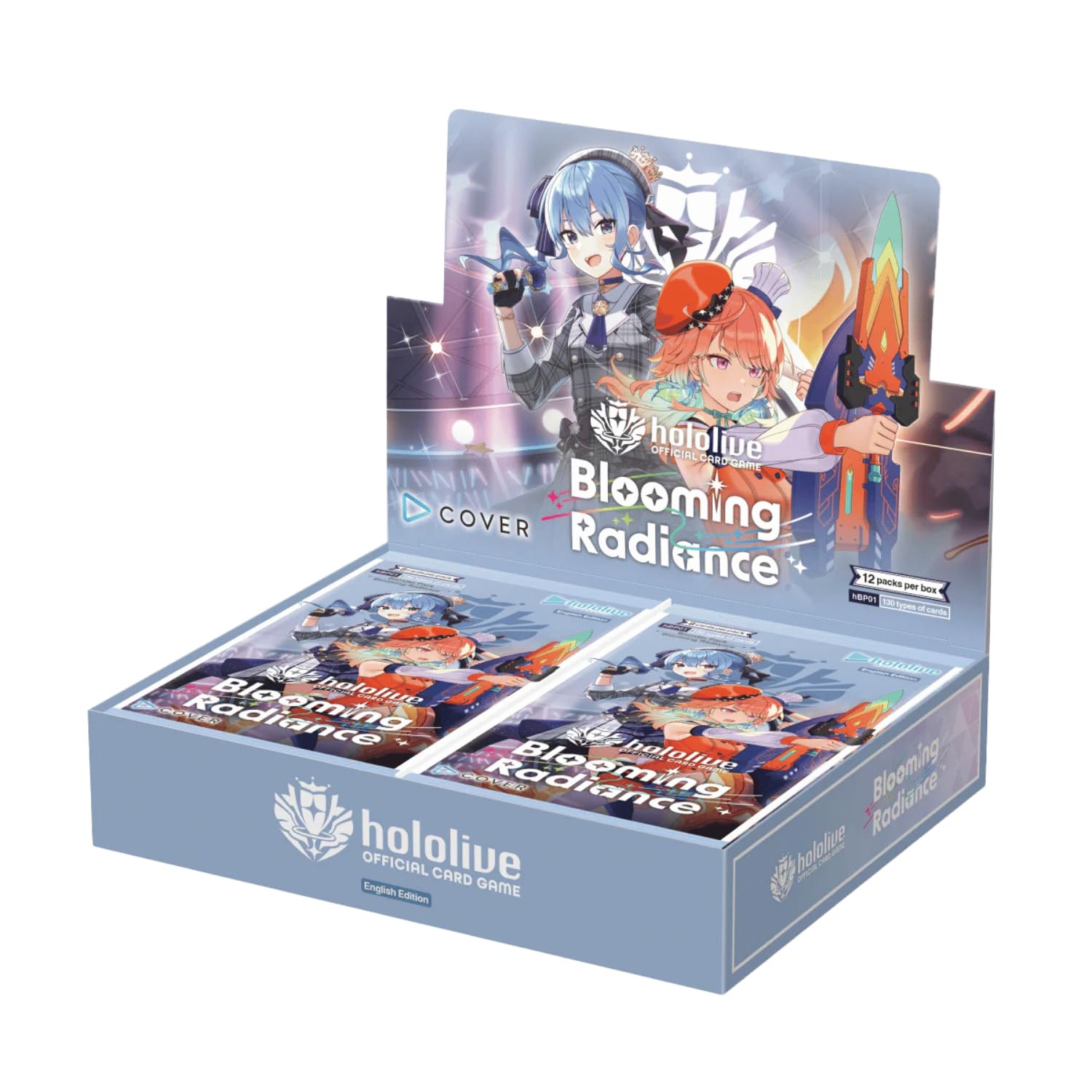 Hololive - Juego de cartas oficial: Blooming Radiance Booster Box - 12 paquetes