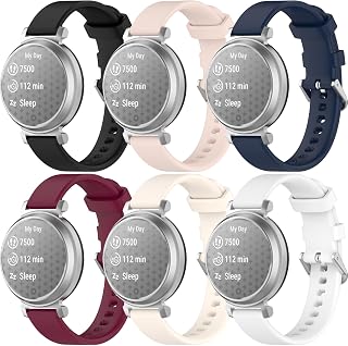 Replacement Band Compatible with Garmin Lily 2 Watch Bands for Women,Soft Silicone Quick Release Wristbands Adjustable Str... Price In India