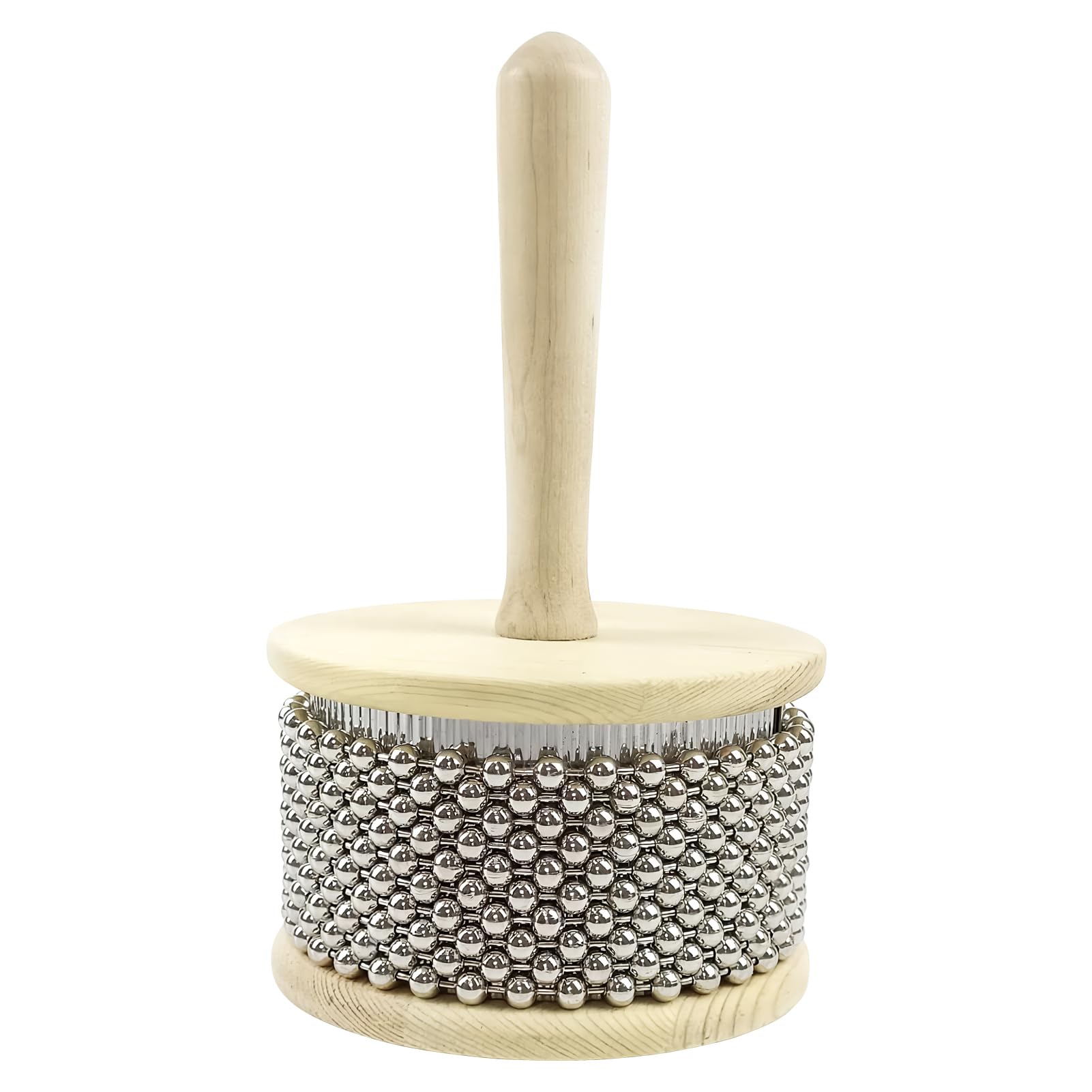 Holzinstrument – Holzgriff Percussion Shaker, Percussion Instrumente Shaker | Perlenzylinderinstrument, gute Materialien Holzinstrument für Musikliebhaber