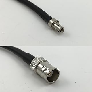 3 feet RG188 TS-9 MALE to BNC FEMALE Pigtail Jumper RF coaxial cable 50ohm Quick USA Shipping