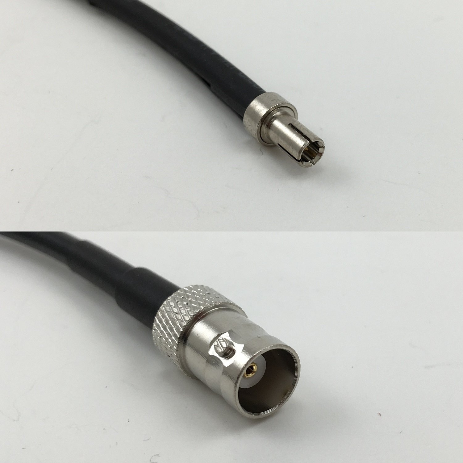 3 feet RG188 TS-9 MALE to BNC FEMALE Pigtail Jumper RF coaxial cable 50ohm Quick USA Shipping
