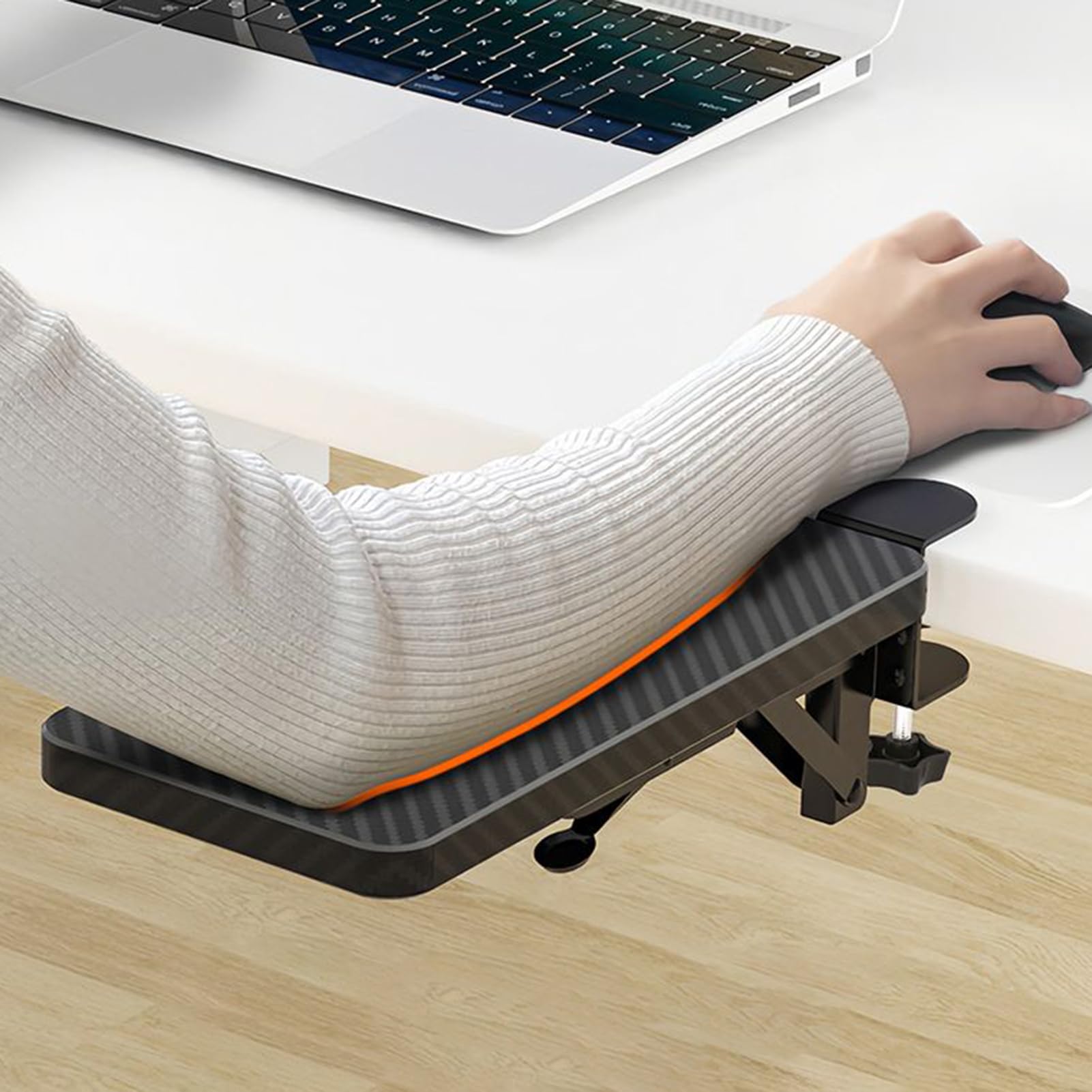 De Escritorio Almohadilla Ergonómica con Clip sin Taladro