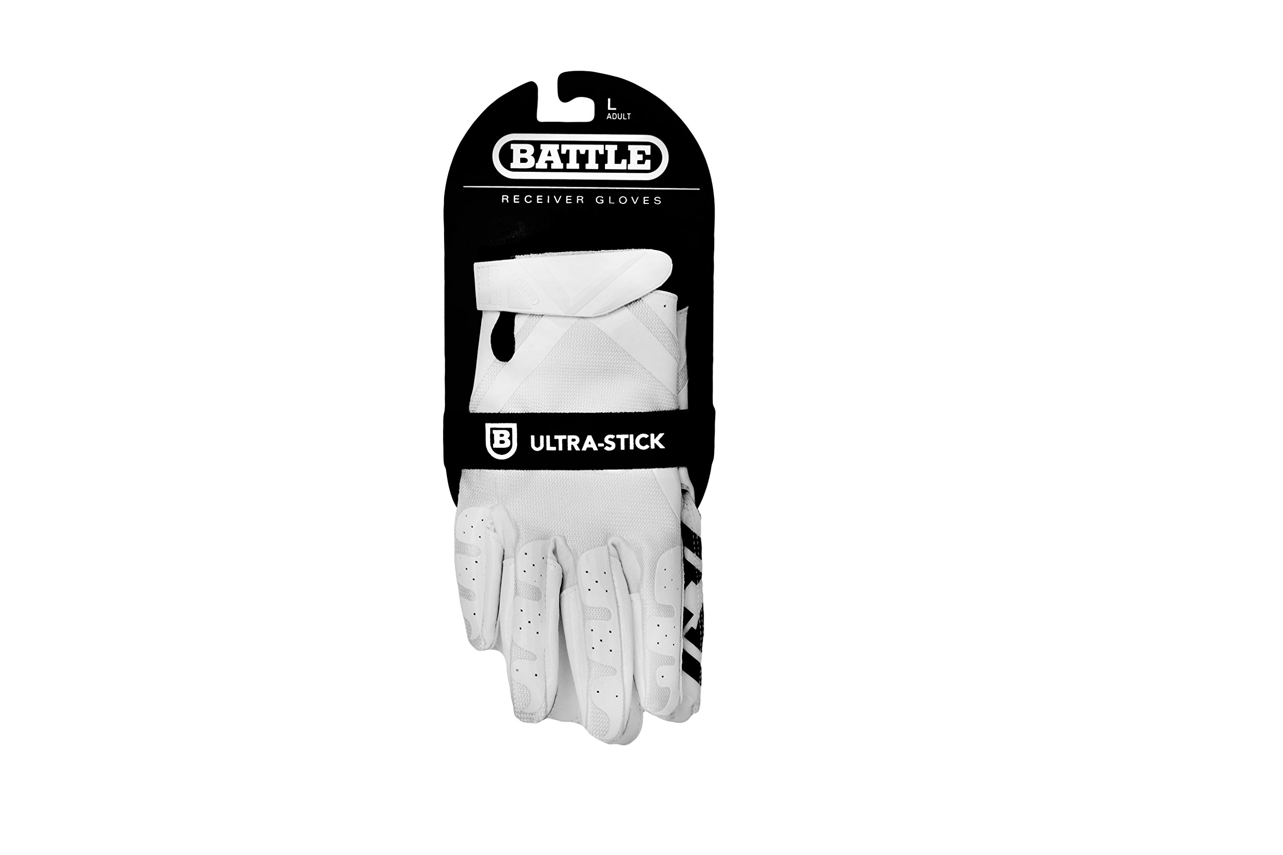 Battle Double Threat Football Gloves UltraTack Sticky Palm Receivers